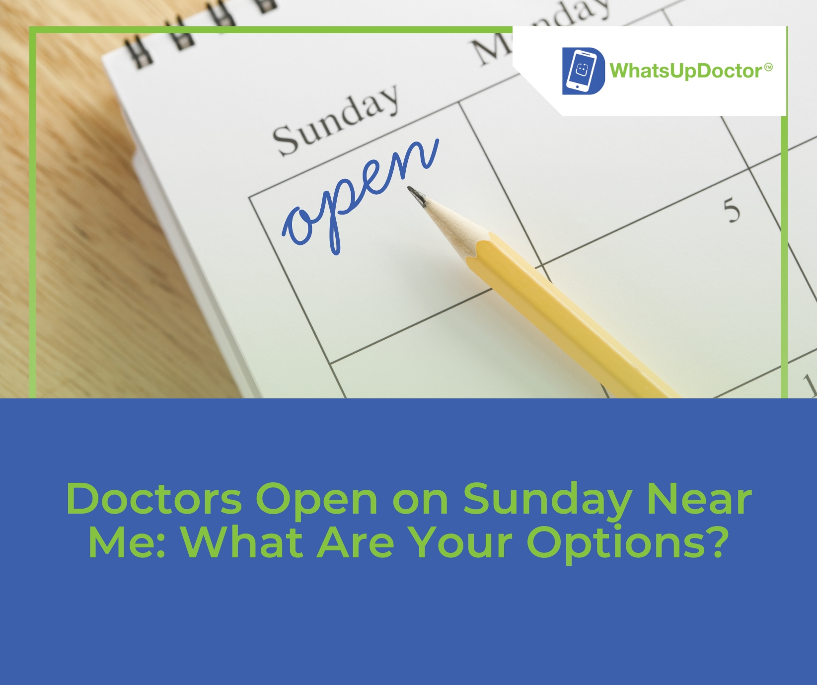 doctors open on sunday near me